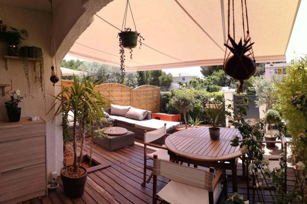 شقة La Terrasse Ensoleillee De Sausset - Cote Bleue المظهر الخارجي الصورة